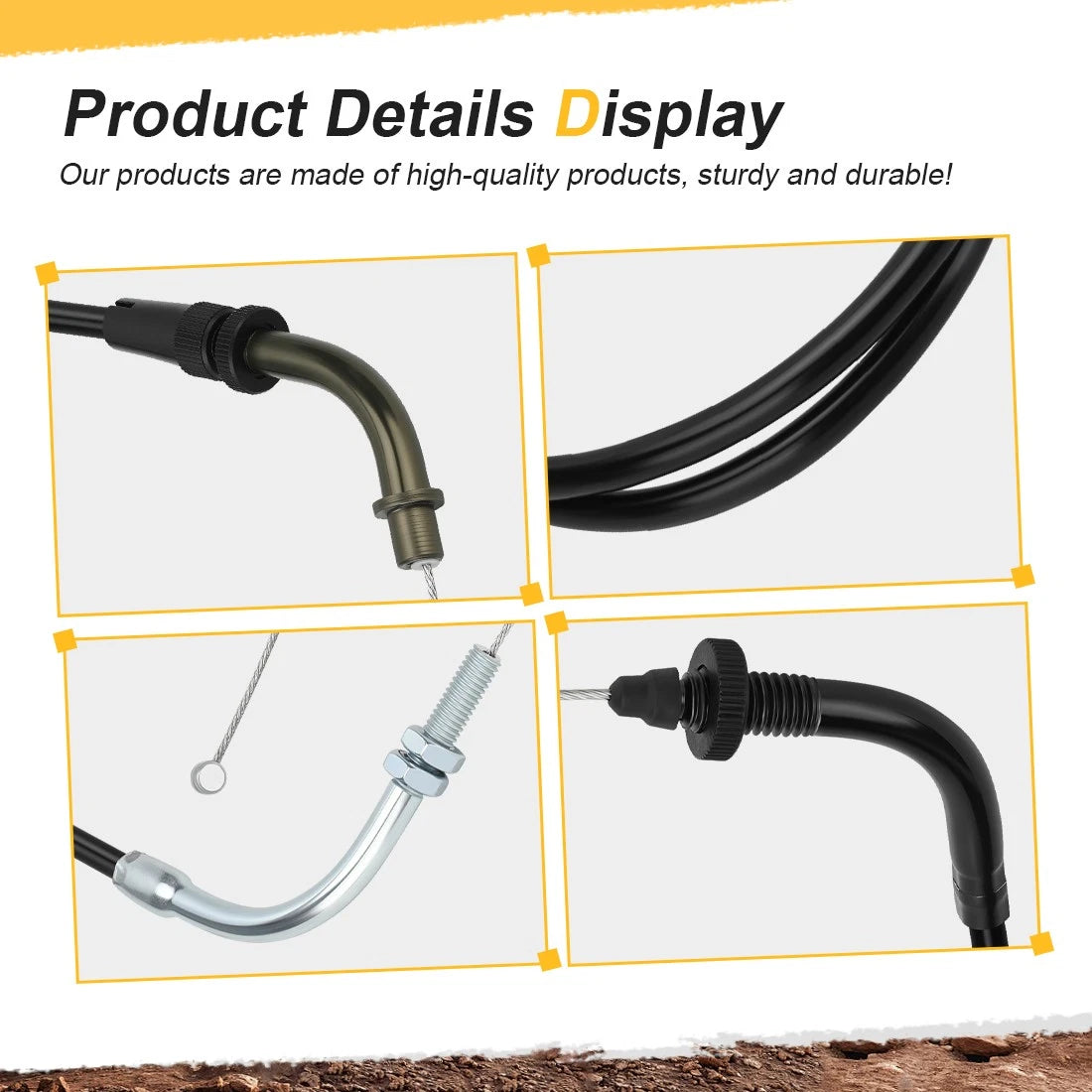 Throttle Cable for Yamaha V Star Virago 250 XV250 (1995–2007)