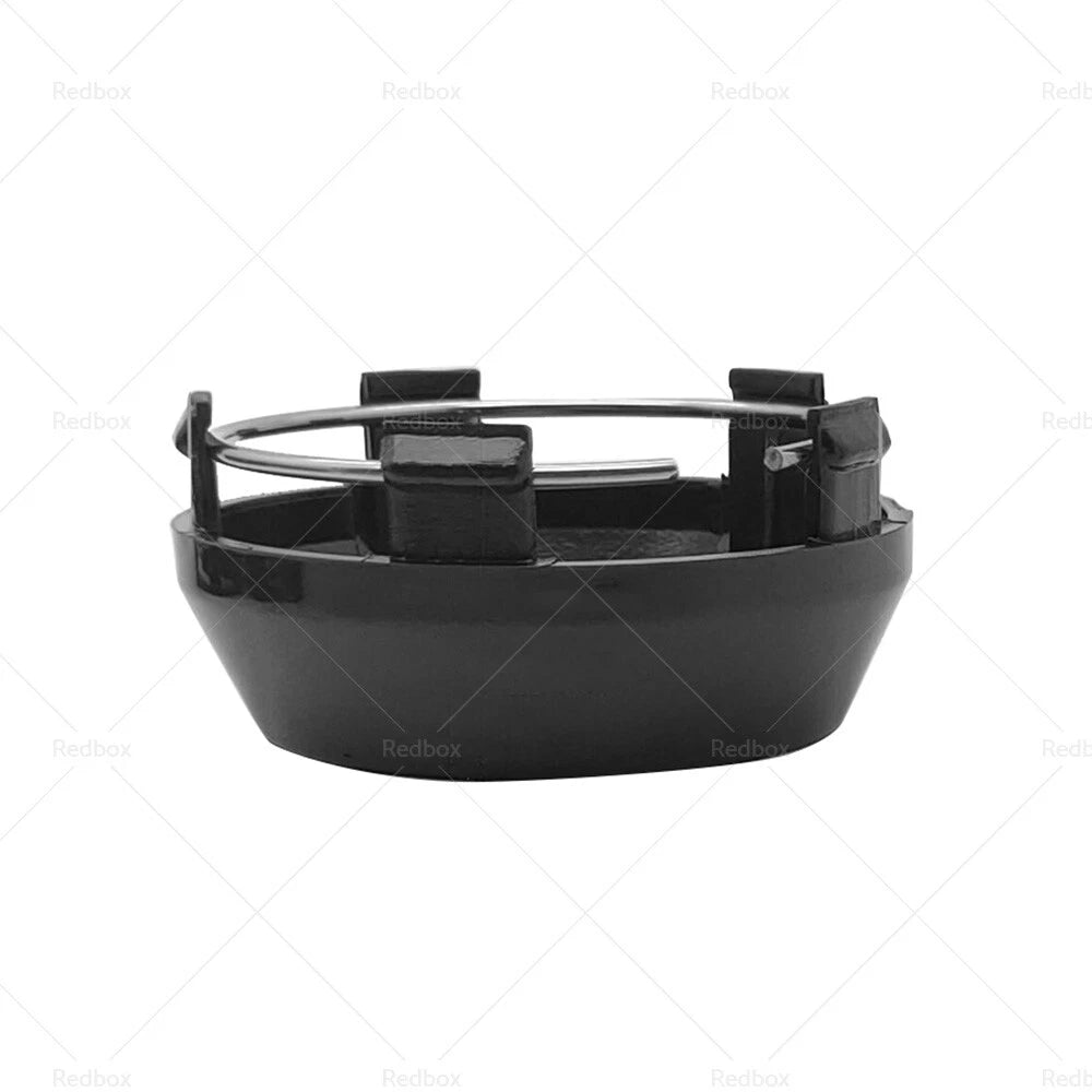 60mm Hub Cap No Logo Black Base Universal Wheel Center Cap