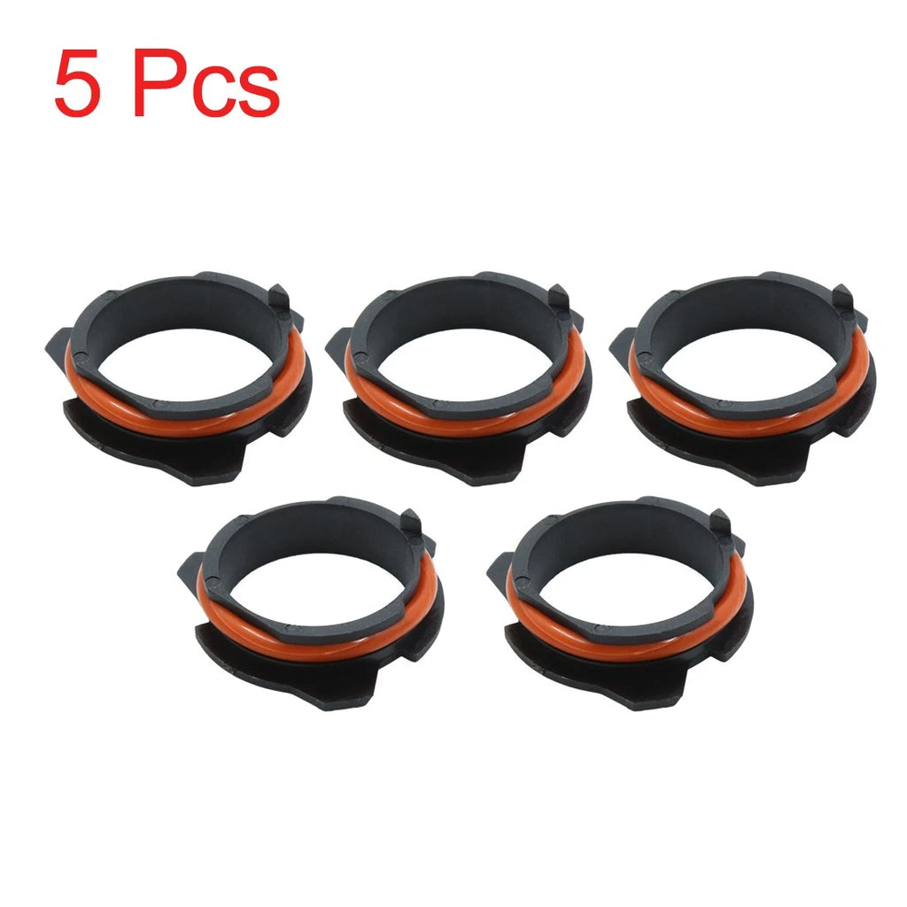 5pcs H7 Headlight Holder Bulb Retainer Adapter for BMW E39 (1996–2003)