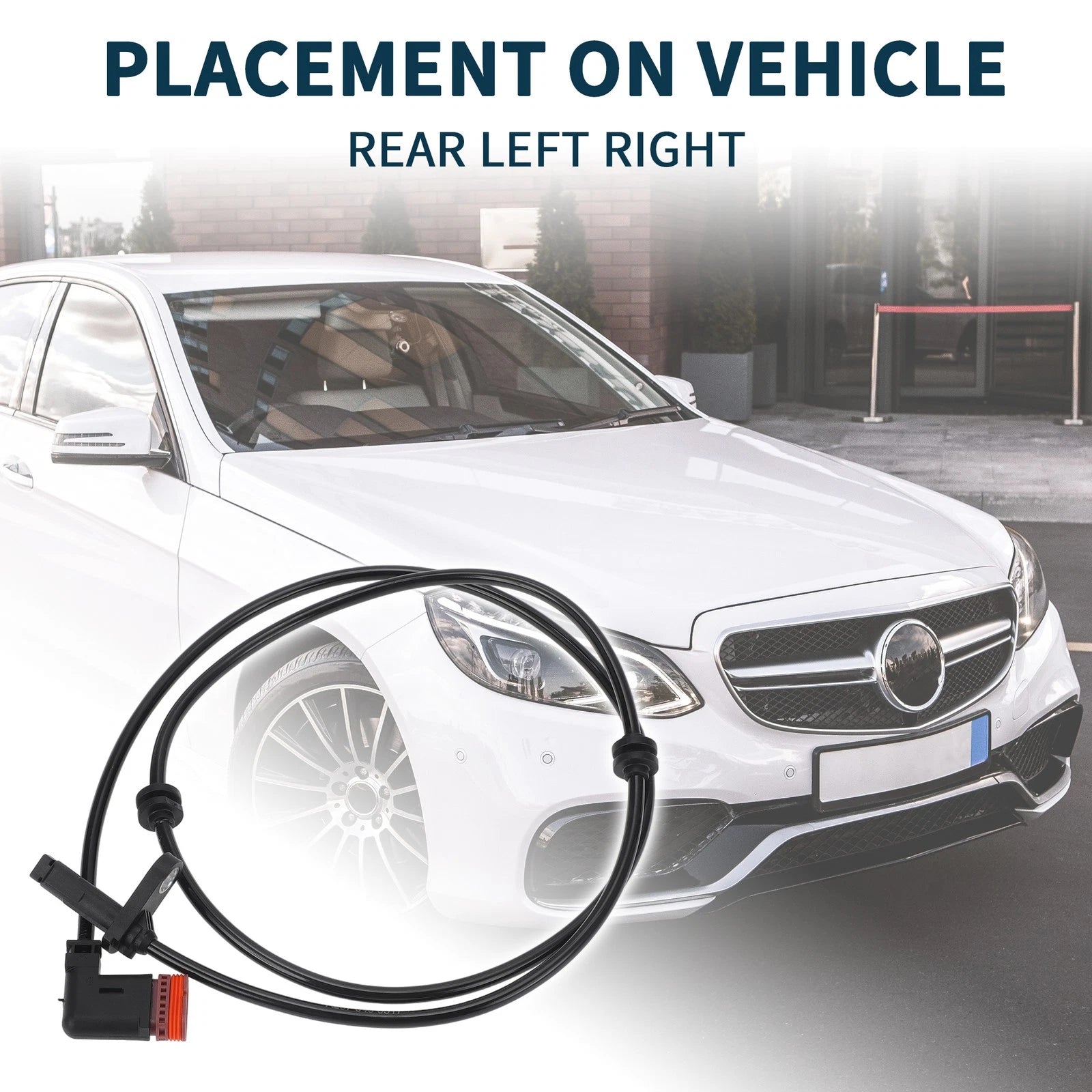 ABS Wheel Speed Sensor Rear Left for Mercedes C63 AMG (2012–2014)