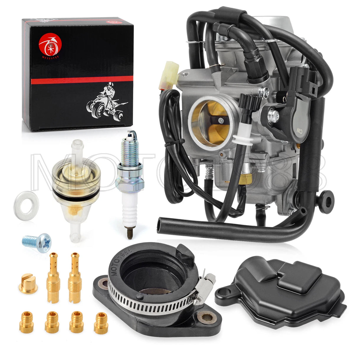 Carburetor & Intake Manifold Boot for Honda Rancher 400 TRX400 (2004–2007)