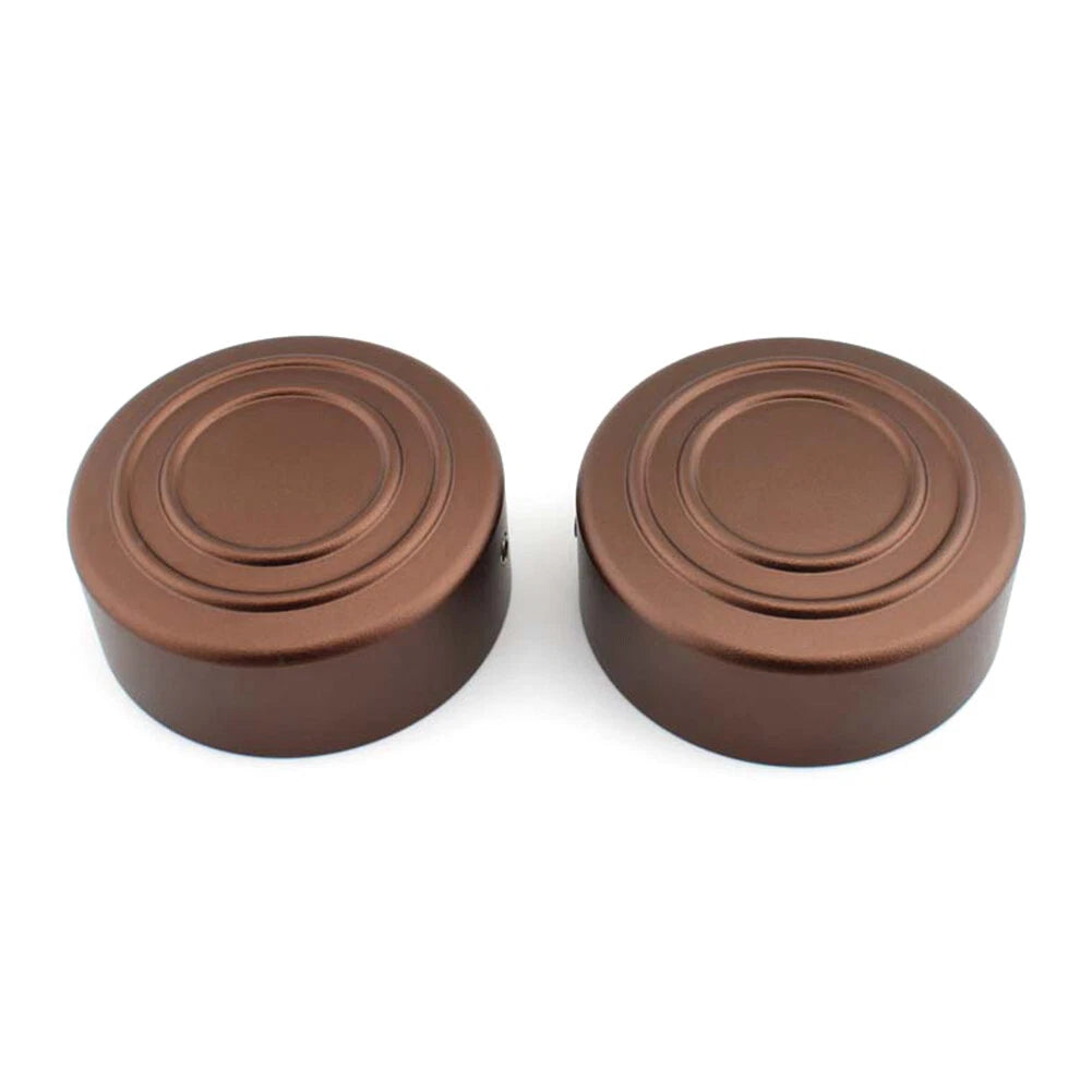 2X Upper Fork Stem Nut Cap Covers for Harley Sportster S (2021–2022)
