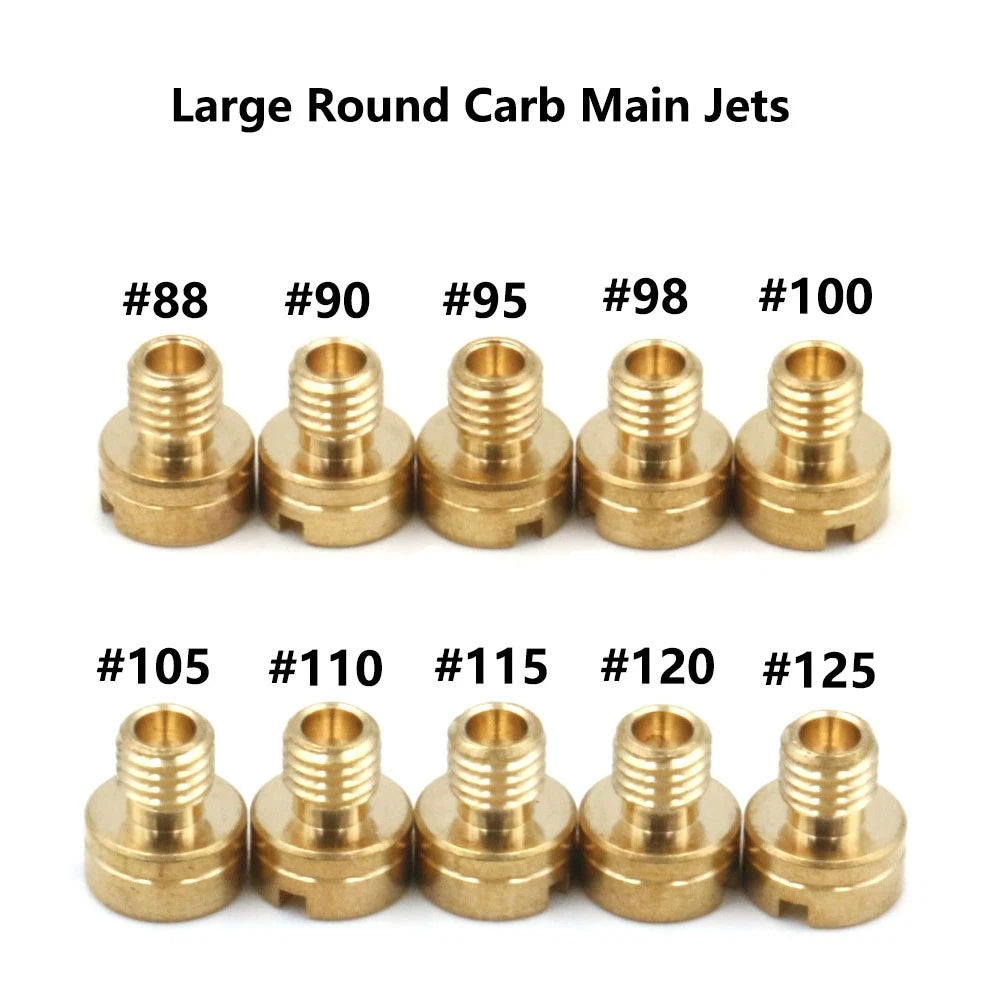 10x Carburetor Main Jet for Mikuni VM22 VM24 VM26 (125-250cc) #88-125