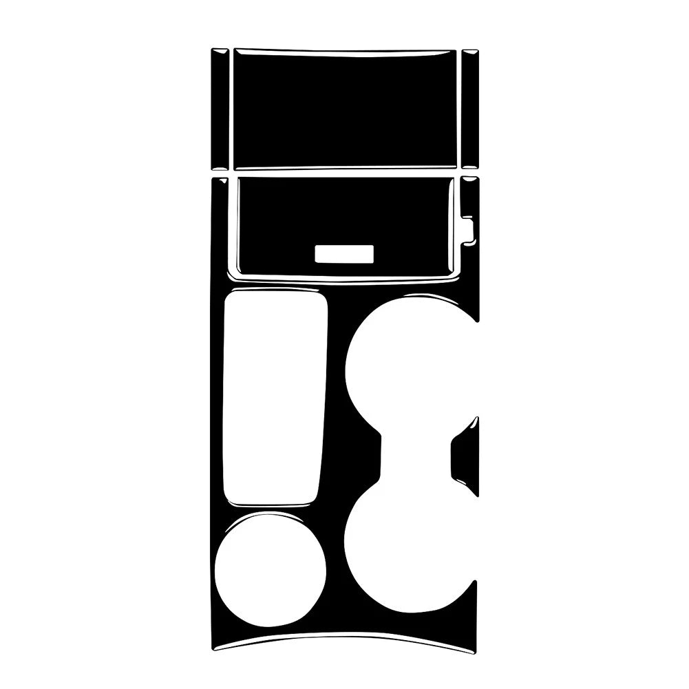 Control Box Panel Cover Trim for Ford Explorer (2013–2019) Black LHD