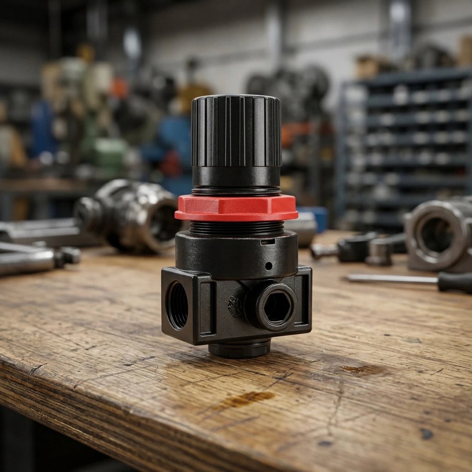 Lock Knob Regulating Valve for Fine Tuning Pressure Settings