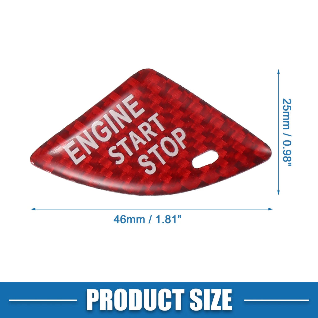 Engine Start Button Cover Trim for Cadillac ATS (2013–2019) Red