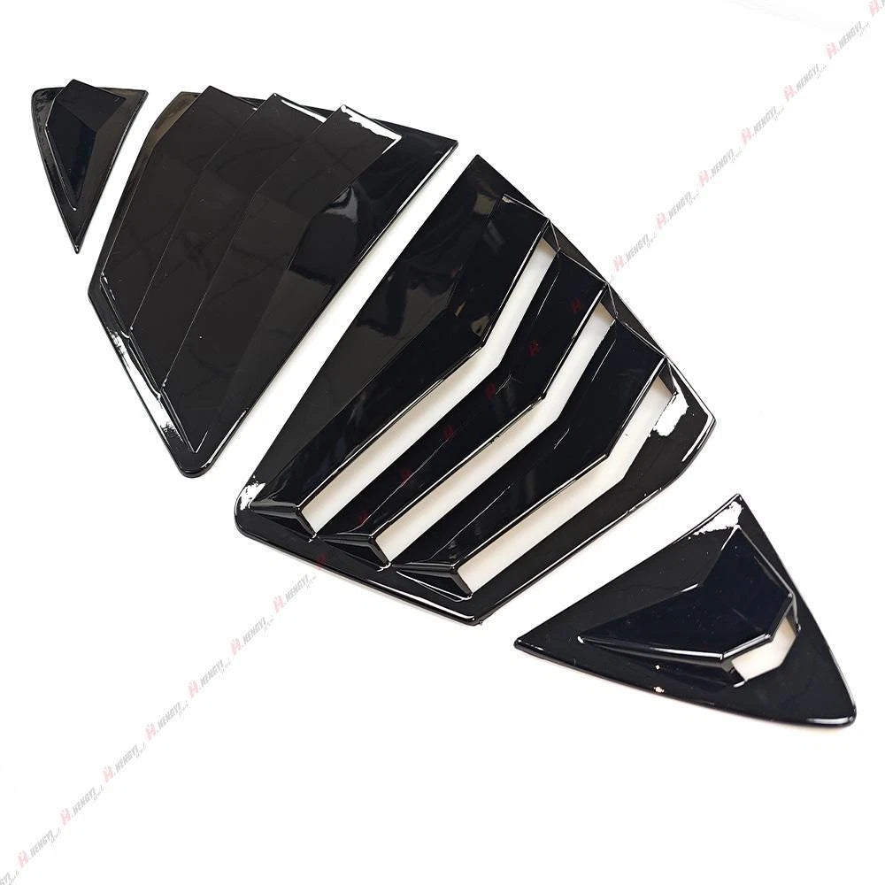 Gloss Black Rear Window Vent Louver Cover for Toyota Camry (2025–2025)