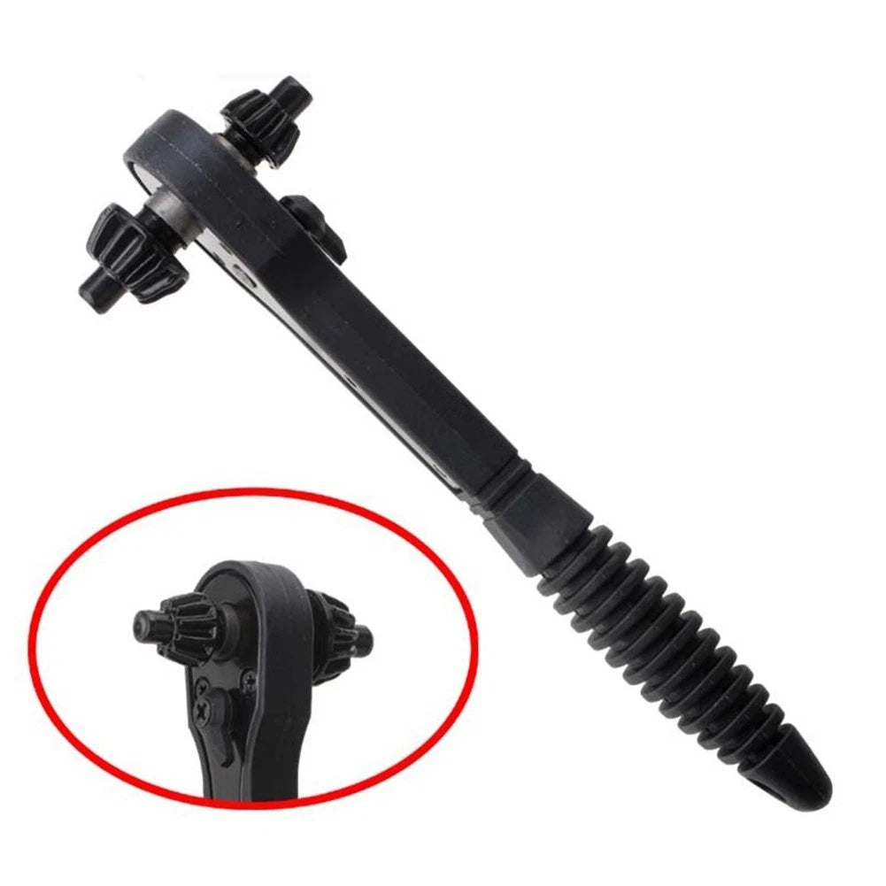 Ratchet Spanner for Electric Drills (Plastic/Rubber/45# Iron)
