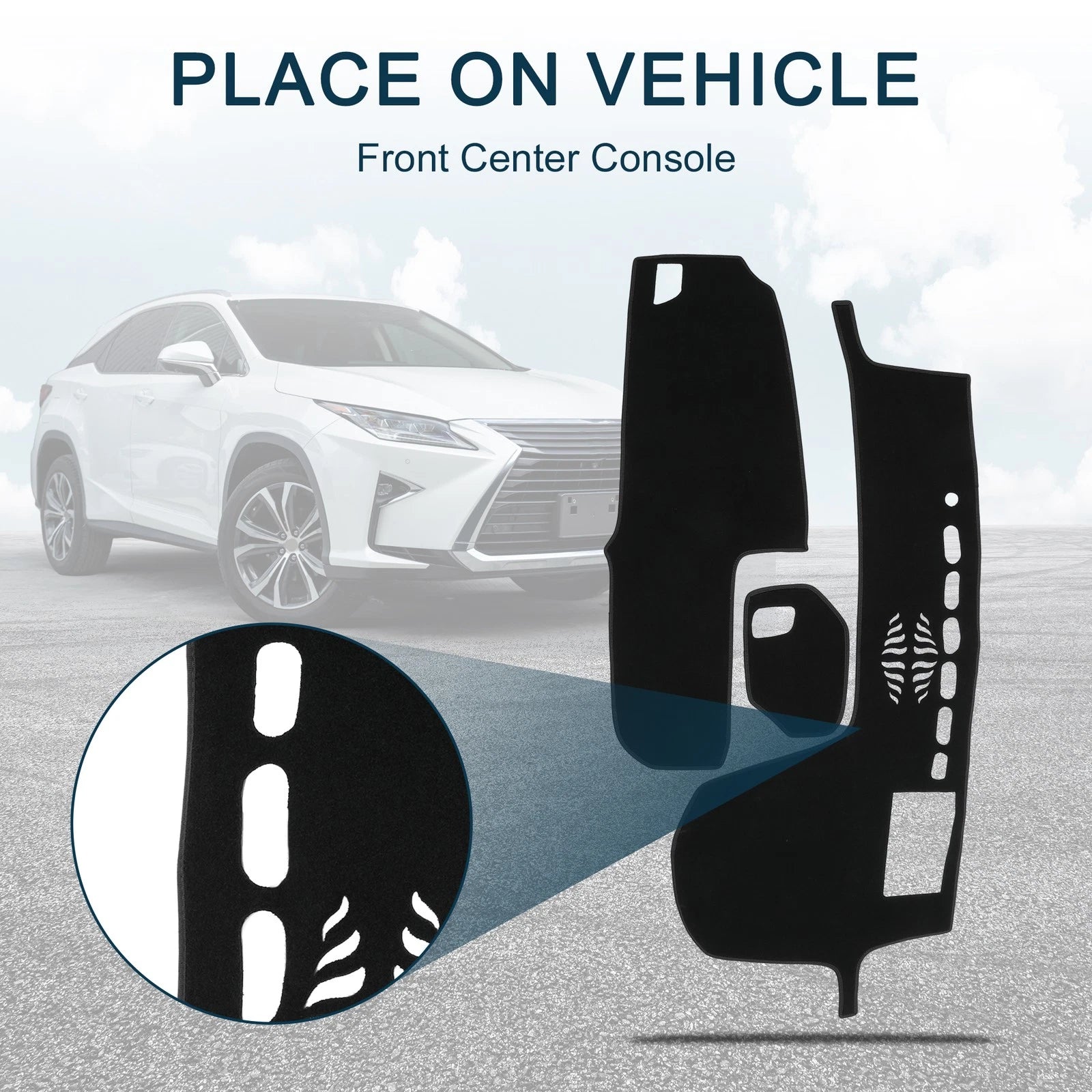 Dashboard Dash Cover Mat Protector for Lexus RX 20 Series RX200t (2016–2019)