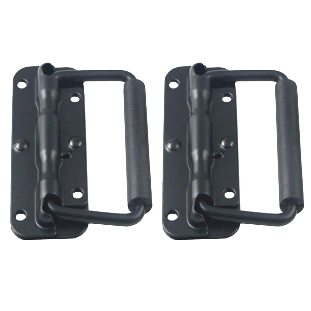 2X Heavy Duty Spring Loaded Chest Handles with Shock Absorbing Design