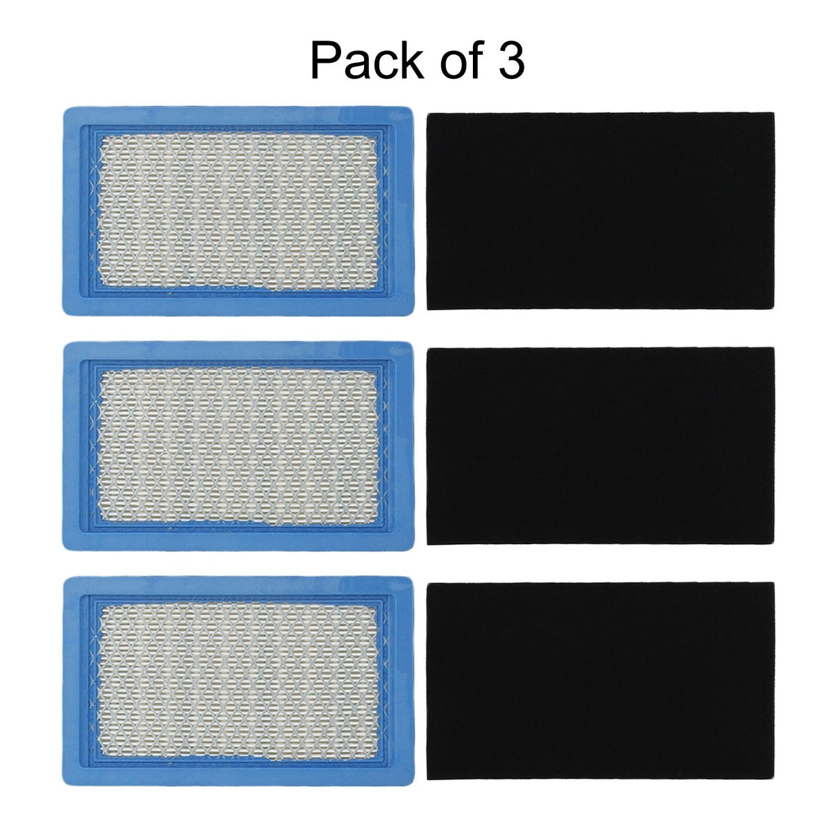 3X Air Filters for Kawasaki Series