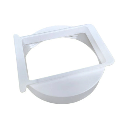 15cm White ABS Air Conditioner Duct Connector for Easy Hose Replacement