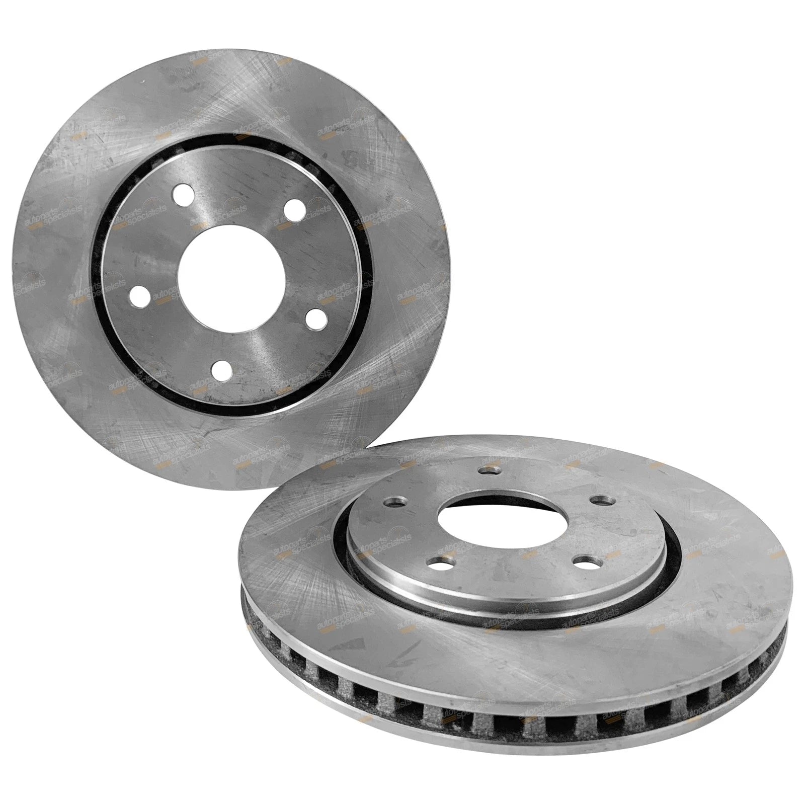 2x Front Disc Brake Rotors for Dodge Journey (2008–2012) 302mm
