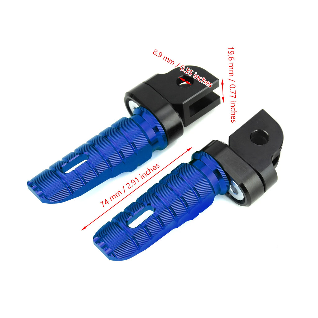 Front Footrests Foot Pegs for Yamaha FZ-07 FZ-09 FJ-09 FZ-10 XSR 700 900 FZ8 (2013–2020)