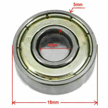 10Pcs 688ZZ Deep Groove Ball Bearings for Miniature Applications