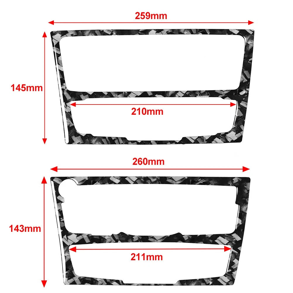 Center Console CD Panel Cover Trim for Audi A4 A5 S4 S5 RS4 RS5 SQ5 (2008–2020)