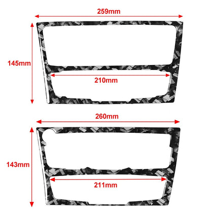 Center Console CD Panel Cover Trim for Audi A4 A5 S4 S5 RS4 RS5 SQ5 (2008–2020)