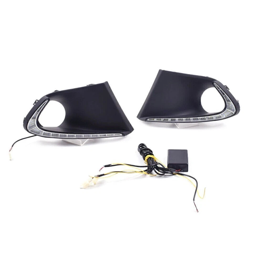 2X LED DRL Daytime Running Lights w/ Turn Signal for Suzuki Baleno (2016–2017)