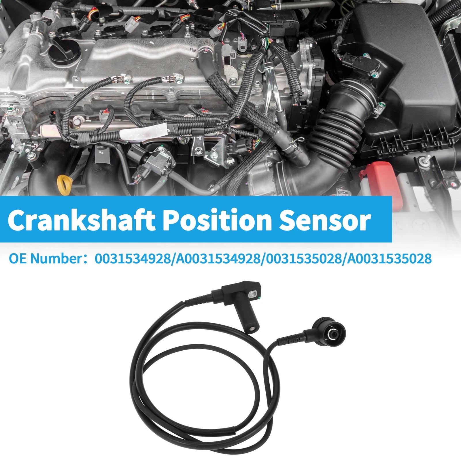 Crankshaft Position Sensor Replacement for Mercedes-Benz C280 (1994–1996)