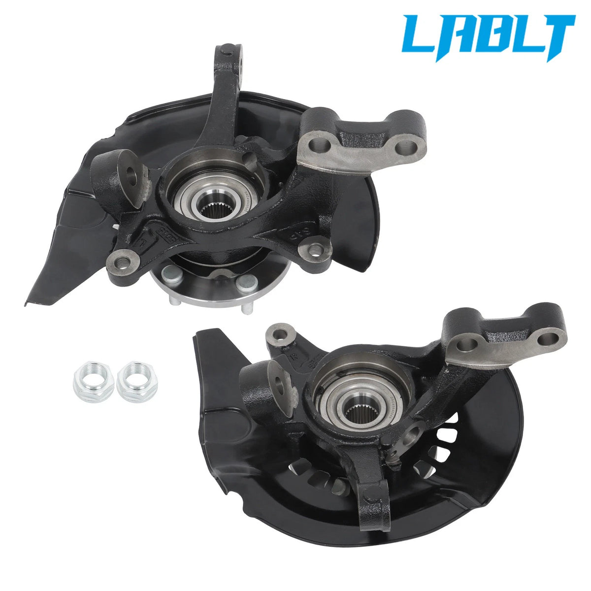 2X Front Side Wheel Bearing Hub Knuckle Assembly for Toyota Sienna (2004–2010) AWD