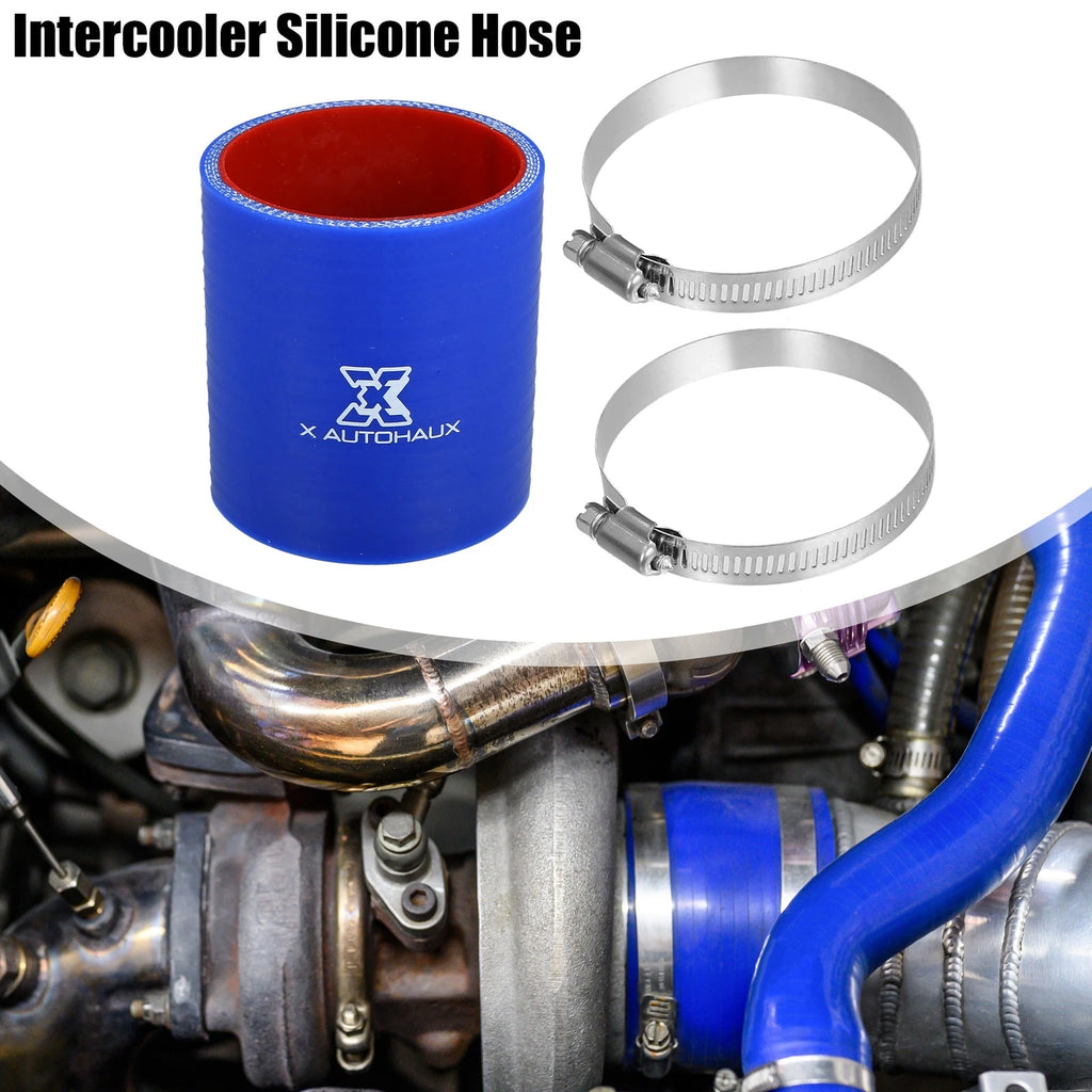 2.48" ID Straight Silicone Reducer Hose for Universal Intercooler (Blue)