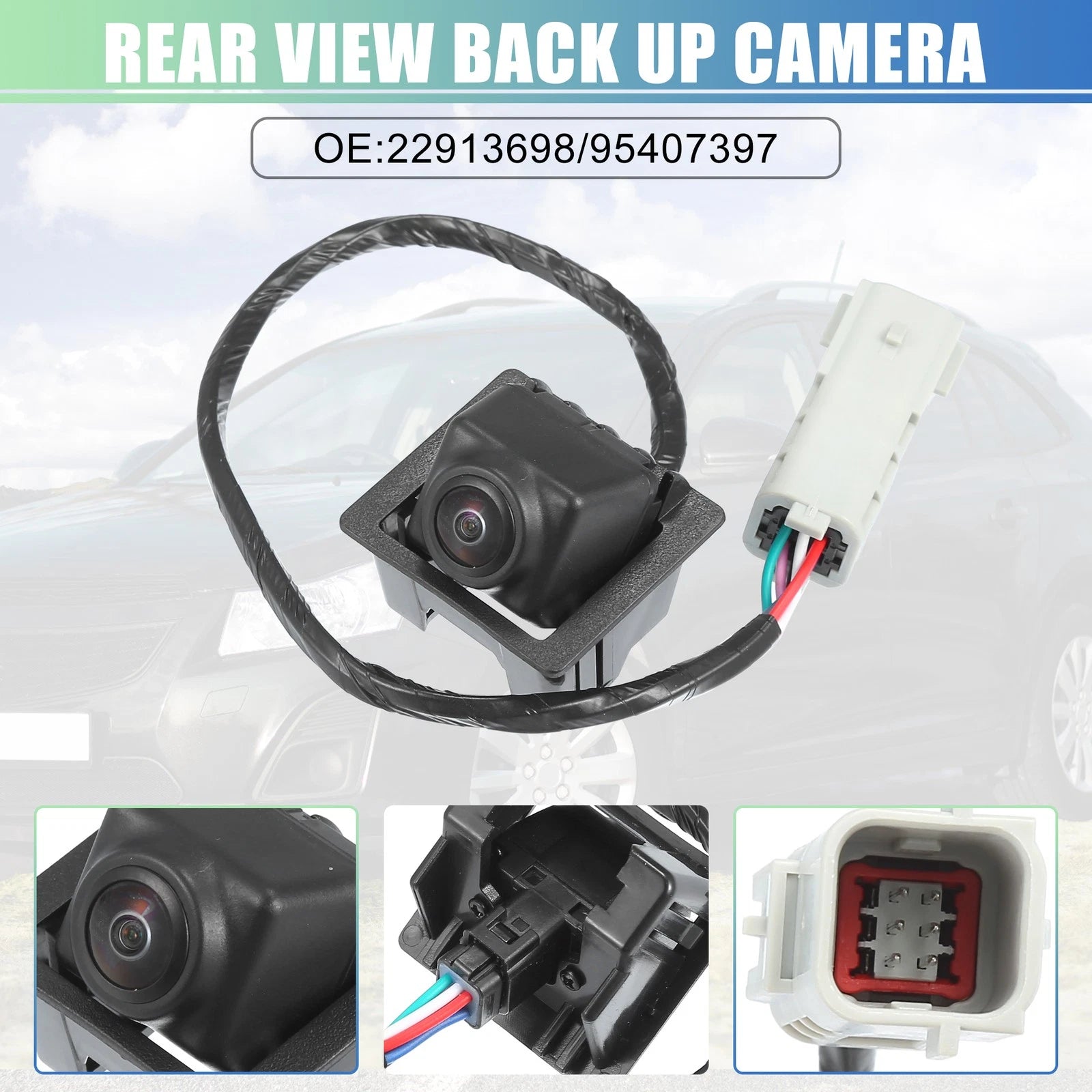 Rear View Backup Camera for GMC Terrain 2010–2017 Replacement