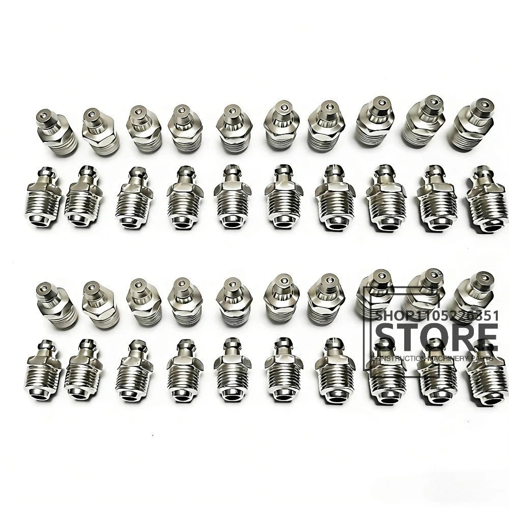 Grease Nipples External Thread Fitting High Flow Lubrication Replacement Part