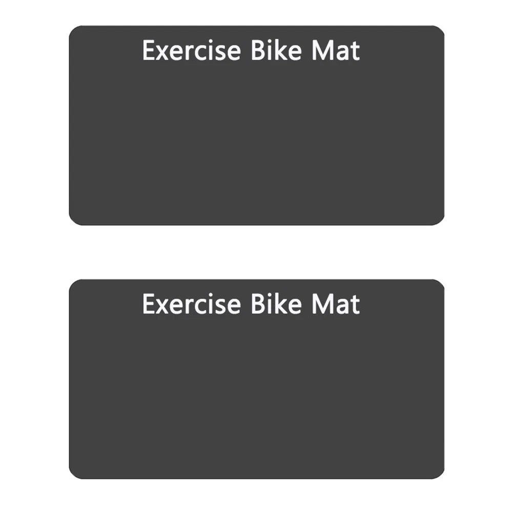 Exercise Bike Mat for Easy Cleaning and Portability