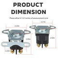 2 Starter Solenoid Relay for Polaris ATP 330 500 Ranger 425 500 (2000–2009)