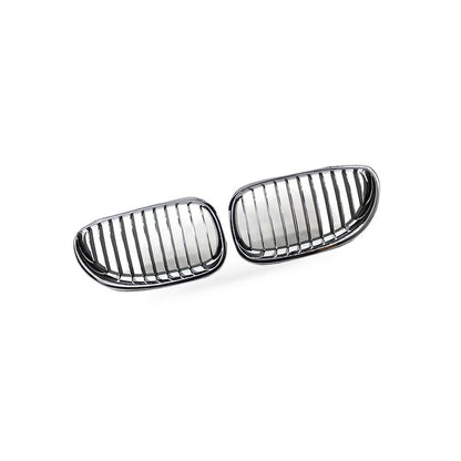 Semi-Chrome Plated Front Grille for BMW 5 Series E60 E61 (2004–2009)