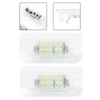 2X White LED Plate Light for Mercedes Benz B Class W246 W242