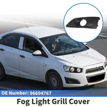 1 Pc Fog Light Grill for Chevrolet Aveo (2011–2014) No. 96694767 Black