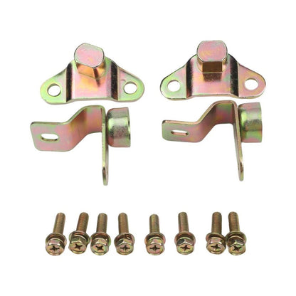 Tailgate Hinge Kit for Chevrolet Dodge Pickup Trucks (Black)