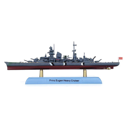 1/1000 Diecast Alloy WWII German Prinz Eugen Heavy Cruiser Model