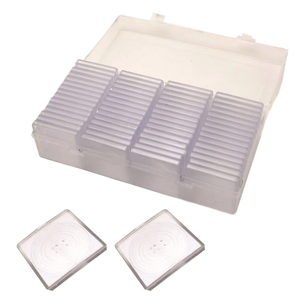 Coin Storage Case for Adjustable Foam Liner Holds 60 Capsules