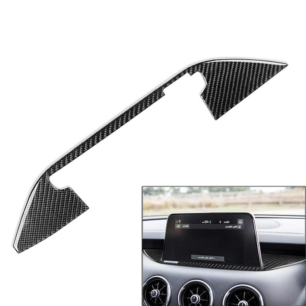 RHD Center Console Navigation GPS Panel Cover Trim for Kia Stinger (2018–2023)