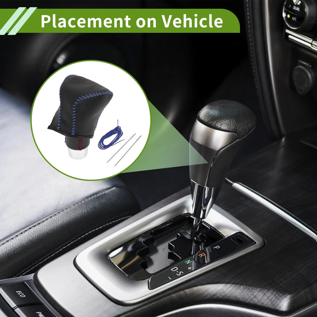 Gear Shift Knob Cover Replacement for Lexus ES300h (2018–2023) Pebbled Black
