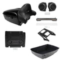 Trunk Backrest Pad Mount Light Speakers Plate for Harley Touring (2014–2026)