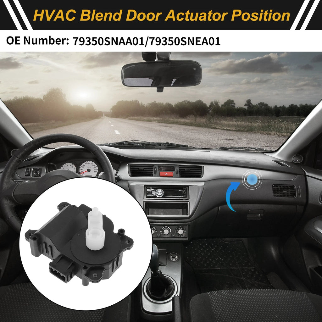 HVAC Heater Blend Door Actuator Replacement for Honda CR-V (2007–2011)