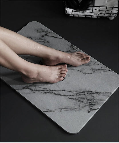 Absorbent Diatomite Stone Mat 40x30CM for Kitchen Bathroom Quick Dry