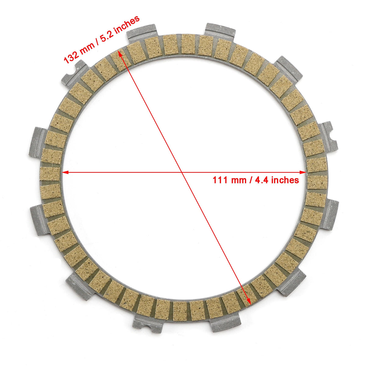 Clutch Friction Plate Kit for Yamaha YZF R1, R1M (2015–2025)