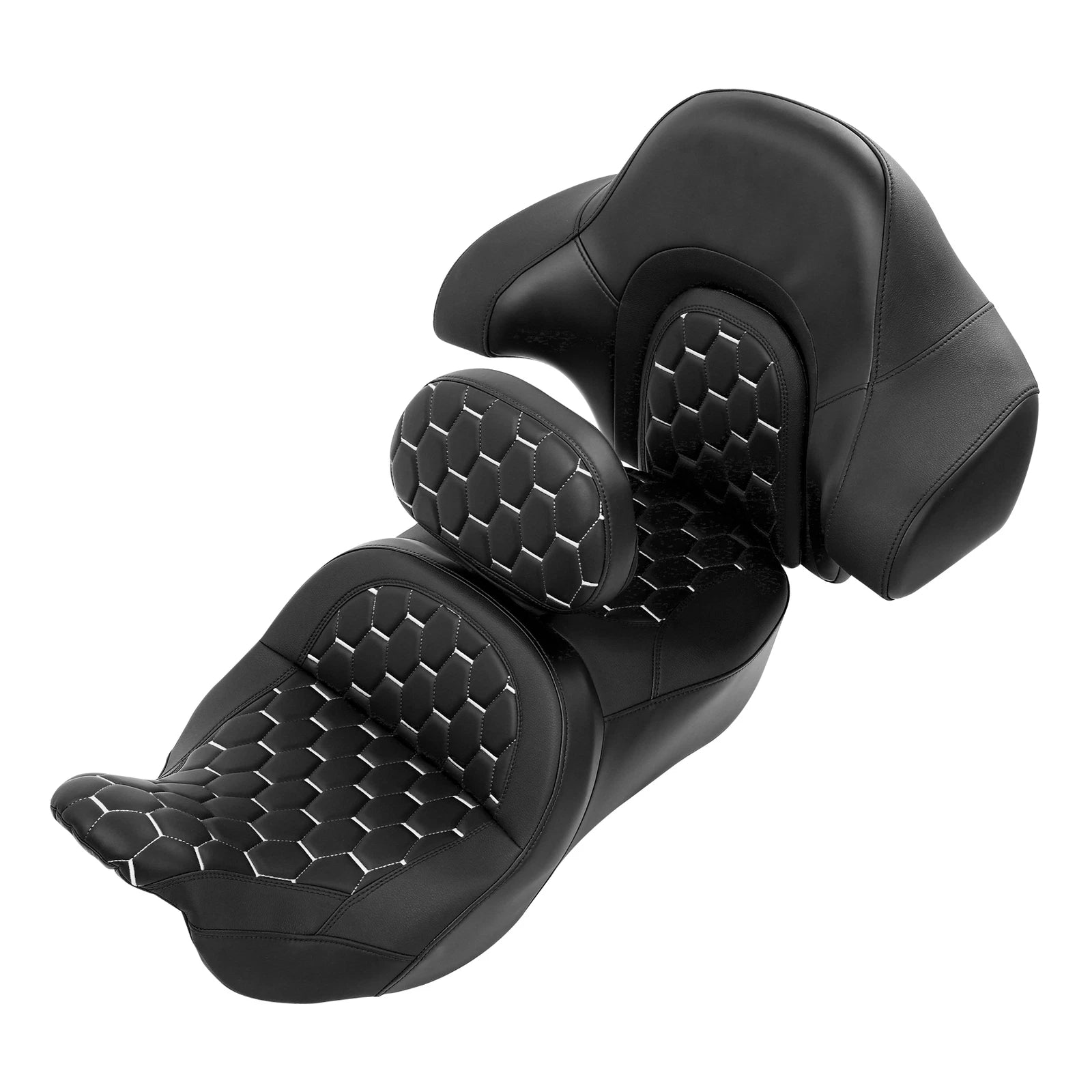 Seat & Backrest Pad for Harley Road Glide (2014–2024)