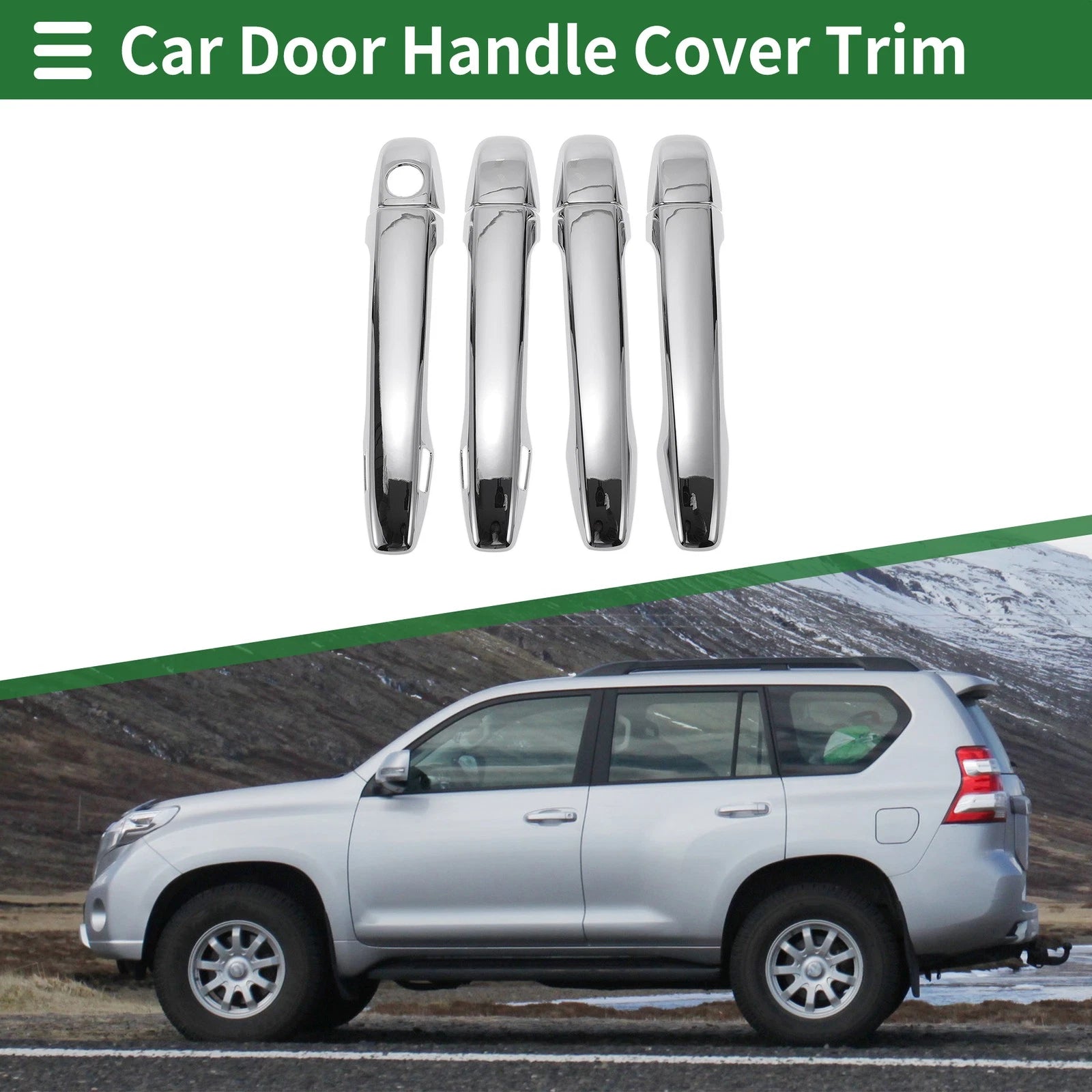 Smart Car Door Handle Cover Trim Replacement for Subaru Outback MK5 (2012–2019)