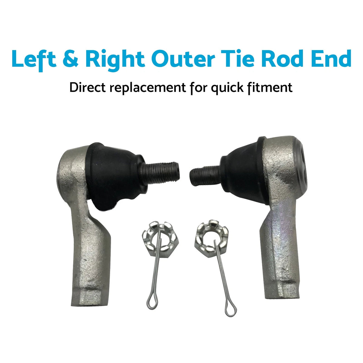 2X Outer Tie Rod Ends for Mazda 121 DB, 323 Astina BG, RX7 FD3