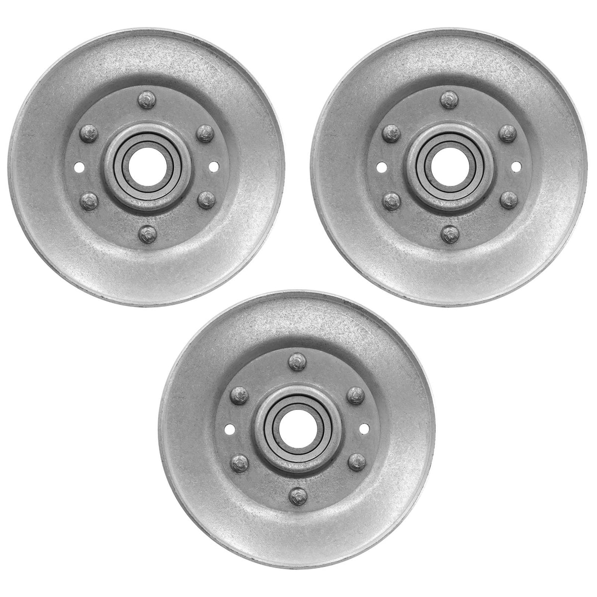 Qty 3 Deck Sheave Idler Pulleys Replacement for John Deere X300 X300R (2009–2019)