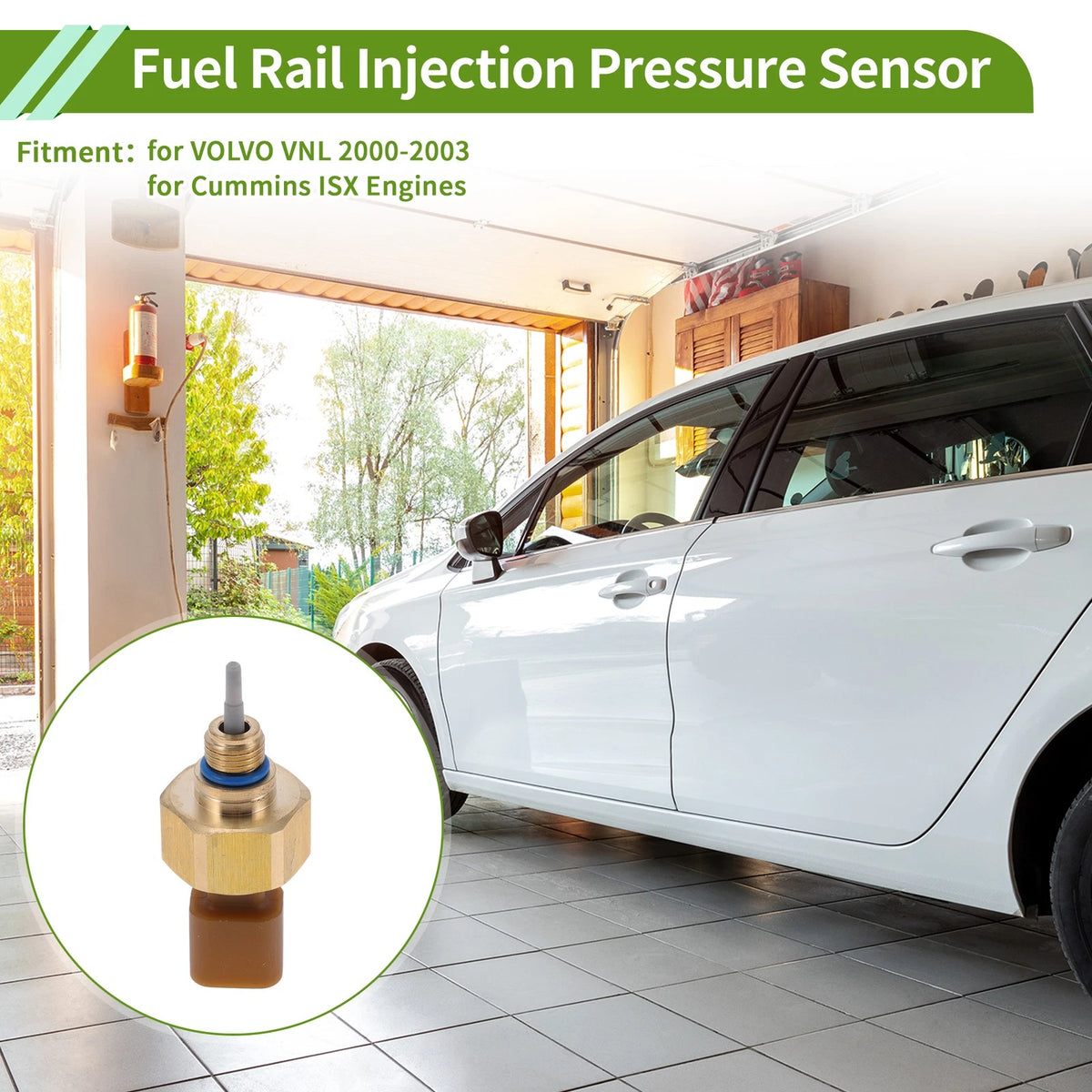 Fuel Injection Pressure Sensor No.4921475 for Volvo VNL (Cummins ISX)