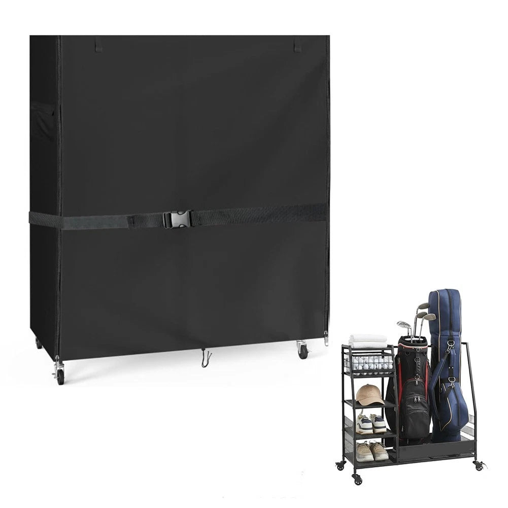 Golf Bag Organizer Cover for Garage Storage (Weather Resistant)
