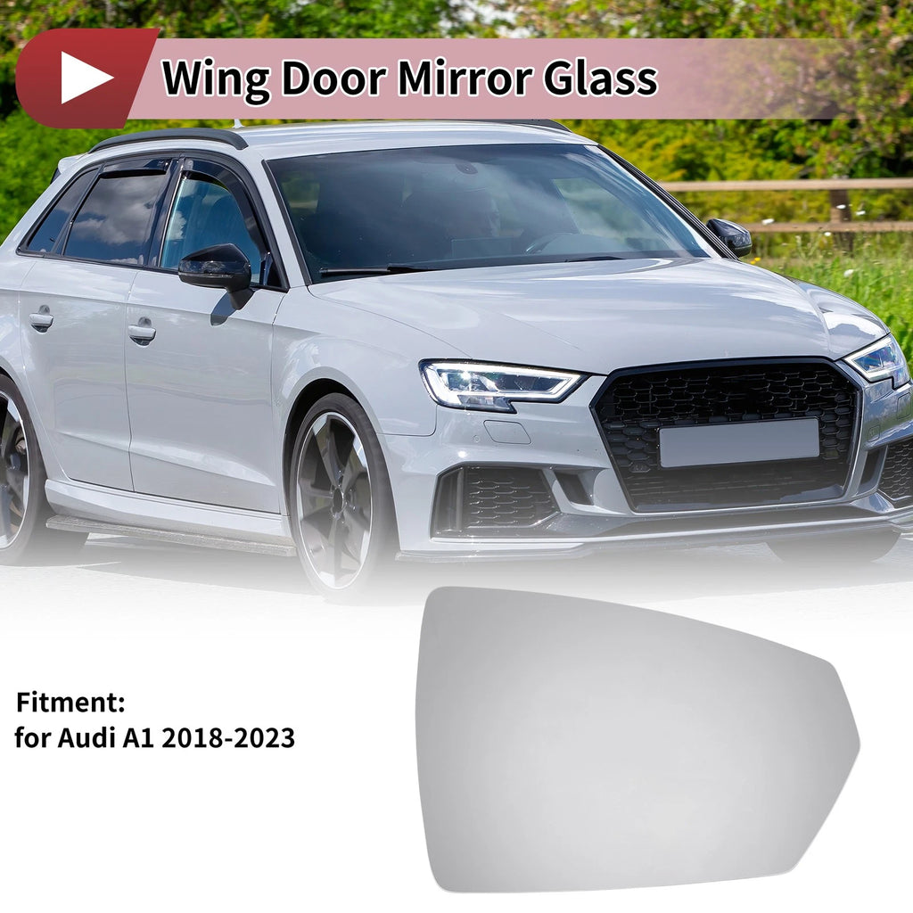 Wing Mirror Glass Right Side Replacement for Audi A1 (2018–2023)