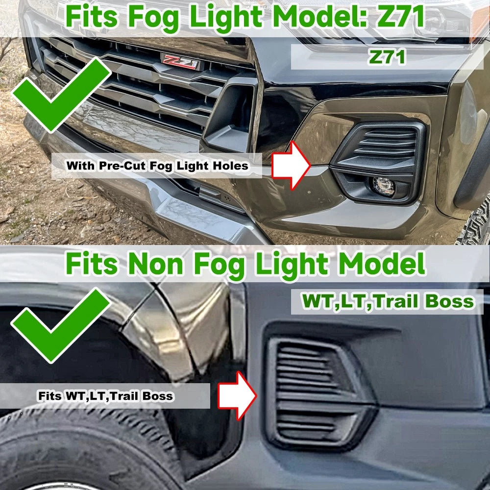 Pair Dynamic Fog Lights for Chevrolet Colorado (2023–2026)