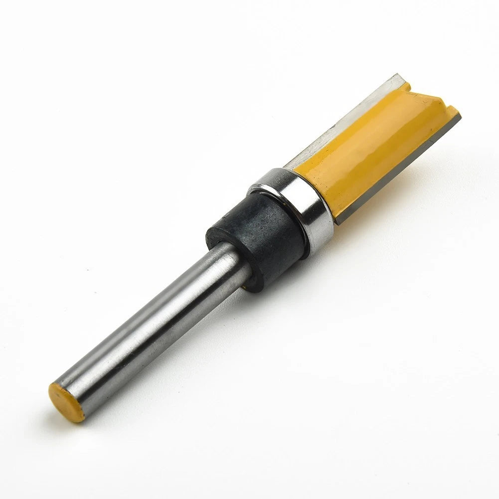 Router Bit Straight 1/4" Shank Carbide Extra Cutting Flush for Router